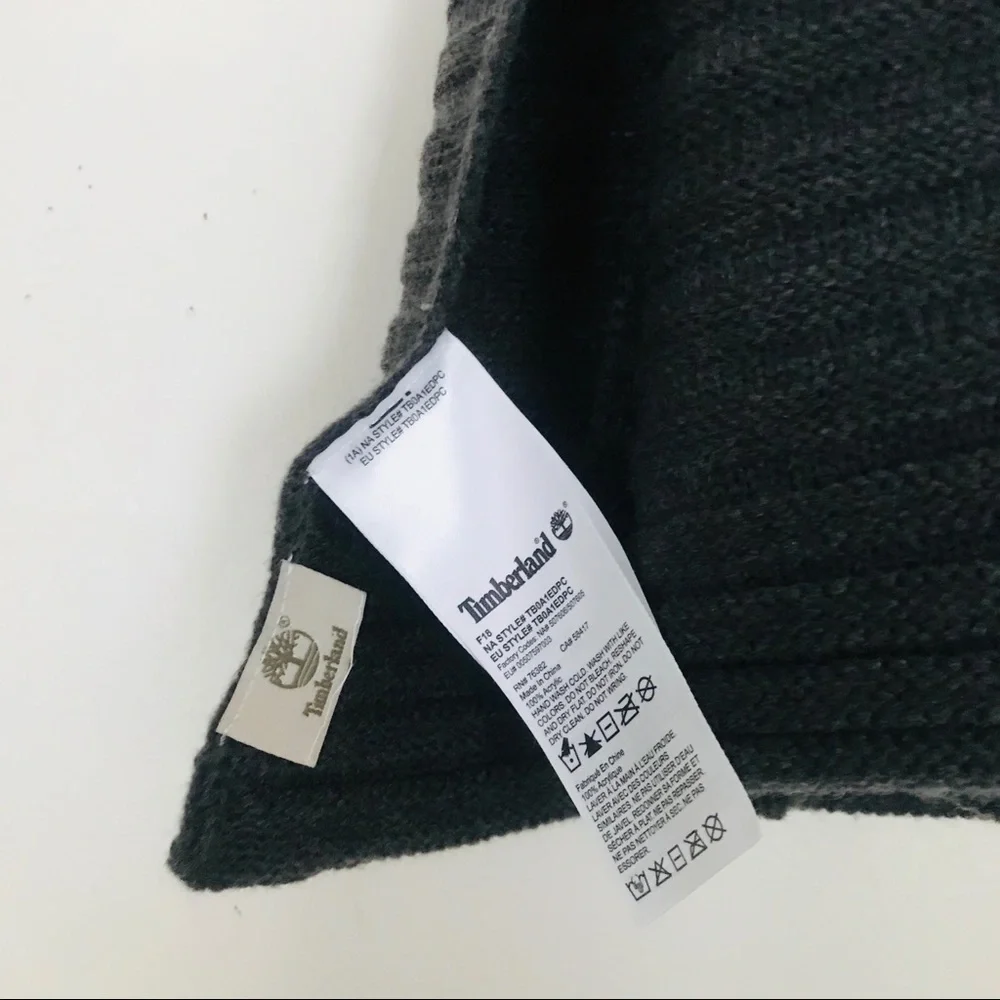 Man’s Timberland Chunky Knit Scarf Unisex